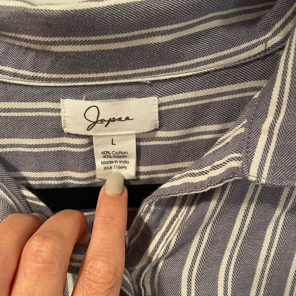 Japna Button Up Denim Dress - Picture 2 of 2